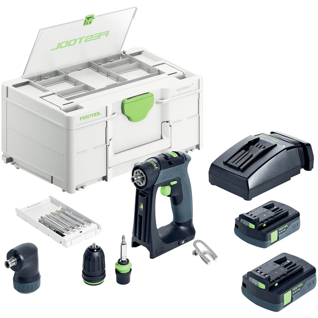 Trapano avvitatore Festool CXS 18 C 3,0-Set 18V 3Ah