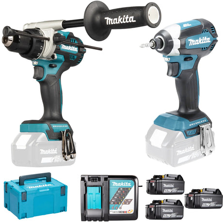 Kit combiné Makita DLX2550TJ 18V 5Ah
