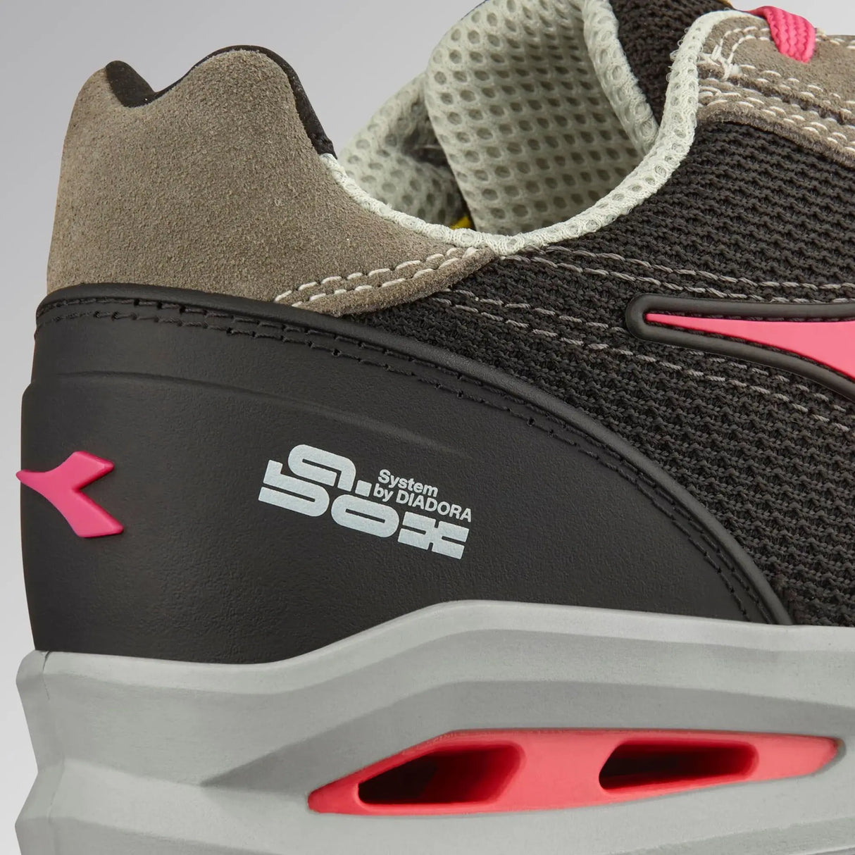 Scarpa Antinfortunistica Diadora Run A.Box Lox S1PS Smoke