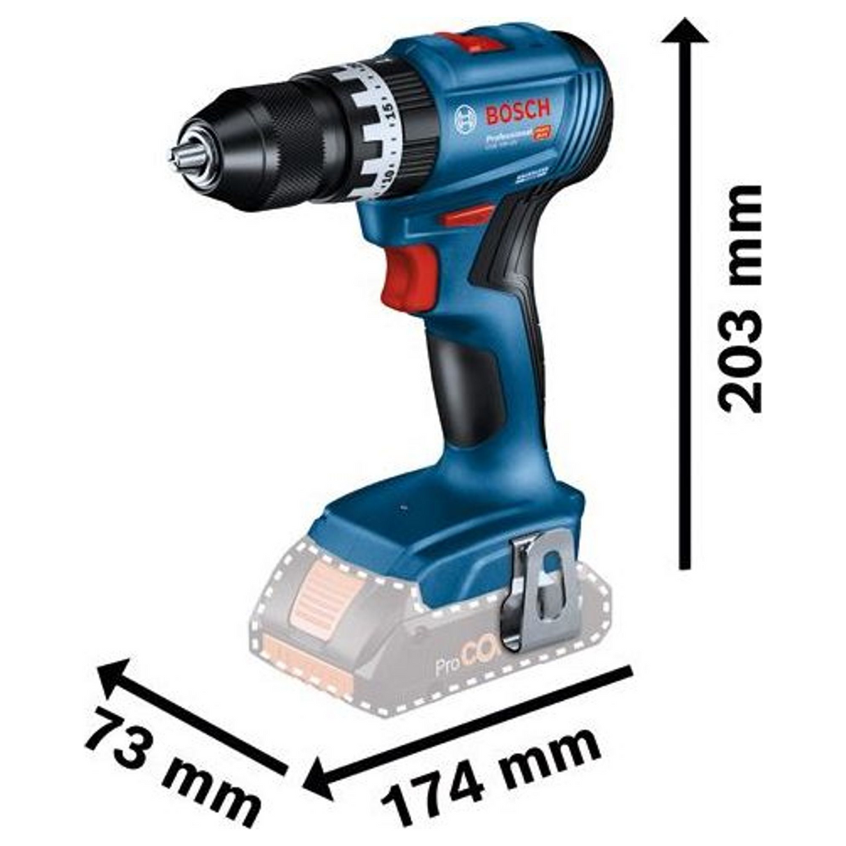 06019K3301 - Perceuse-visseuse Bosch GSB 18V-45 PRO 18V - Image 24