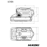 UC18DAW4Z - Adaptateur et chargeur USB 18 V HiKOKI UC18DAW4Z - Image 8