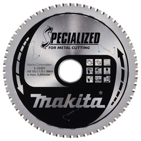 Lama TCT Makita E-23357 185x30mm 60T