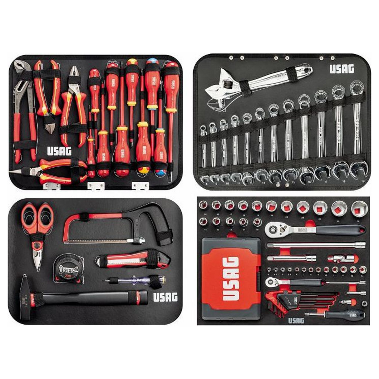 U00020017 - Coffret d'assortiment pour génie électrique USAG 002 ME 181 Pièces - Image 2