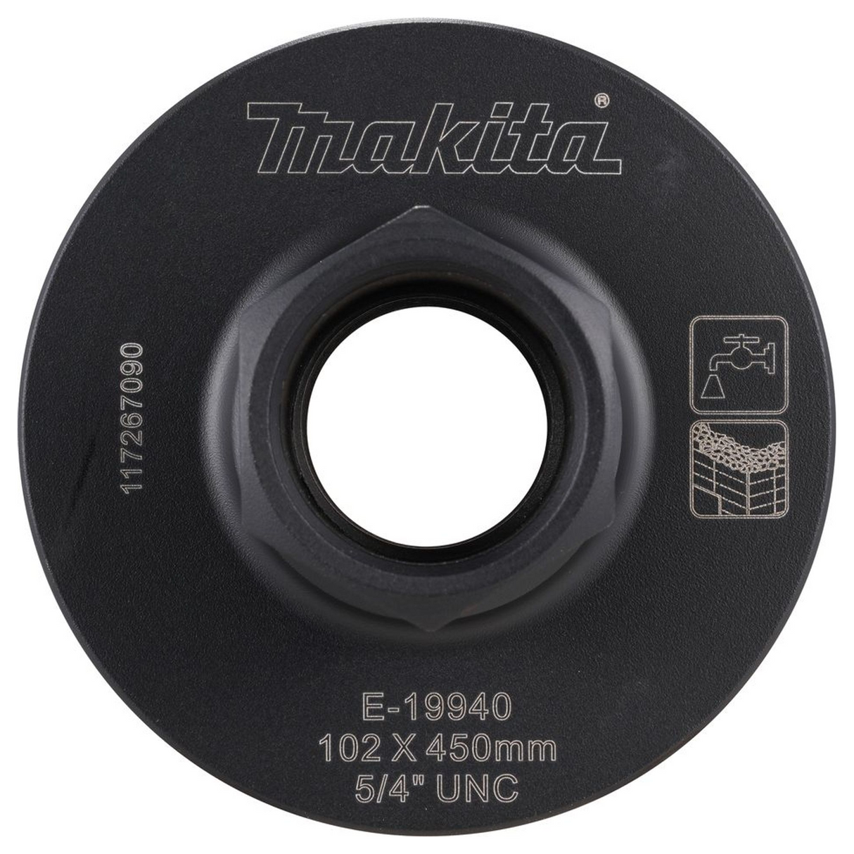 Corona Diamantata Makita E-19940 102x450mm Wet 1-1/4"UNC