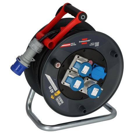 Avvolgicavo Brennenstuhl ST 320 IP44 40m 3x CEE 230V/16A