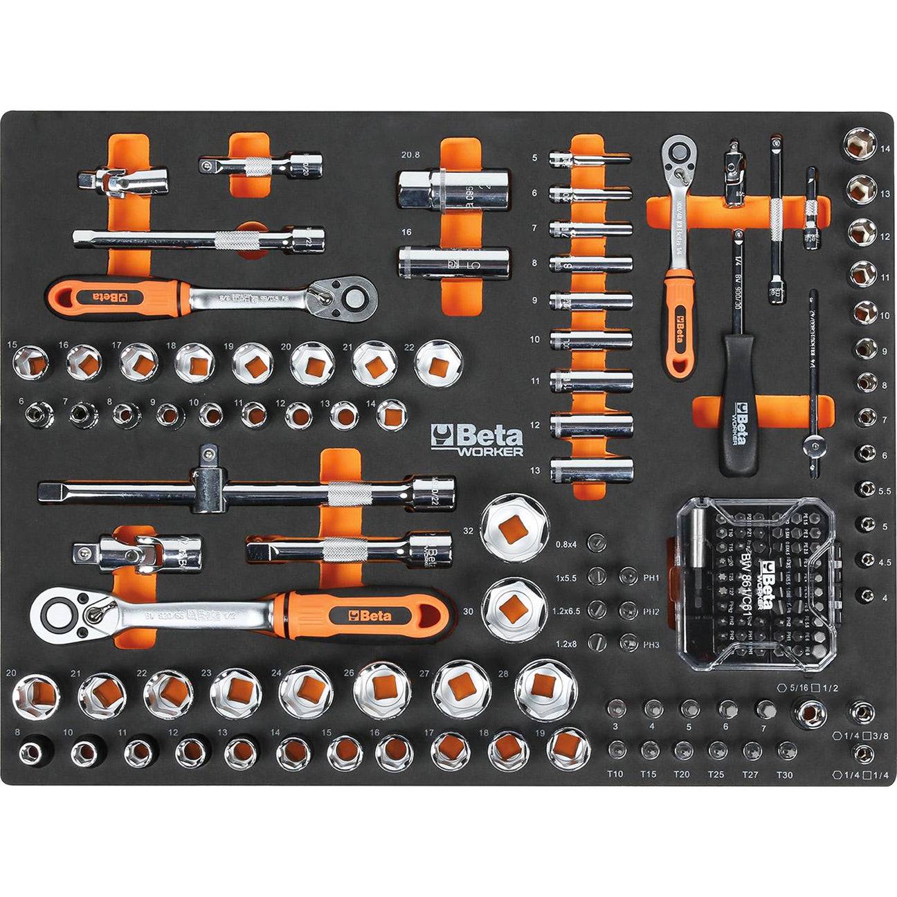 Assortiment d'outils Beta 268 UT. C45PRO SOFT NW