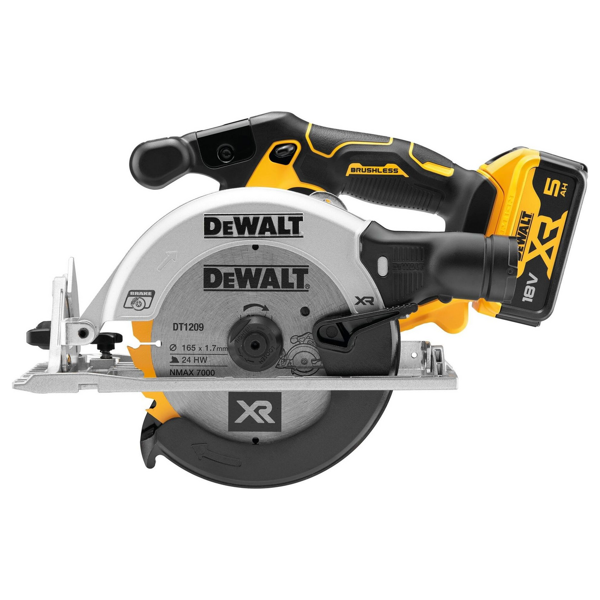 Scie circulaire DCS565P2-QW Dewalt DCS565P2-QW 18V 5Ah - Image 2