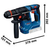 0611927101 - Perceuse à percussion Bosch GBH 18V-18 X PRO 18V - Image 25