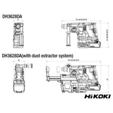 DH3628DAW2Z - Perceuse à percussion sans fil HiKOKI DH3628DAW2Z SDS-Plus 36 V - Image 10