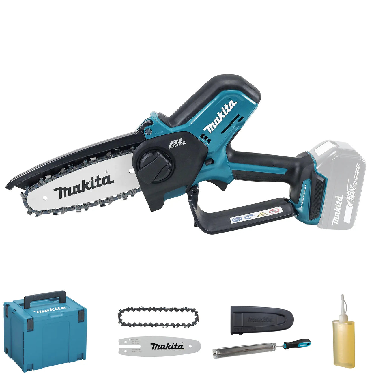 sécateur à chaîne Makita DUC150ZJ 18V
