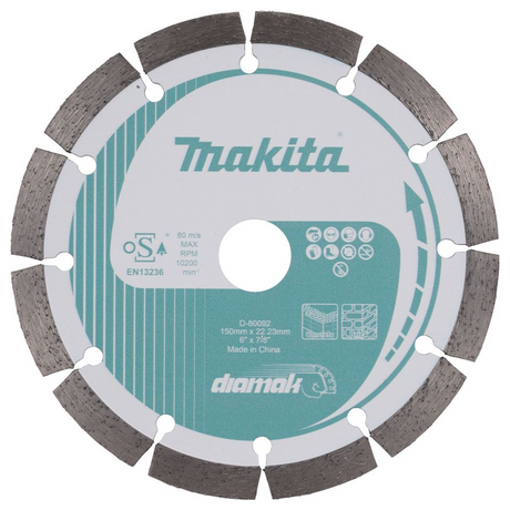 D-80092 - Lame diamantée segmentée Makita D-80092 150 mm - Image 2