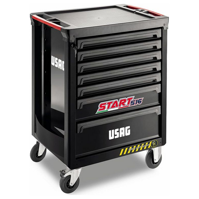 U05160137 - DÉMARRER le chariot USAG Système anti-basculement 516 STS7NV à 7 tiroirs