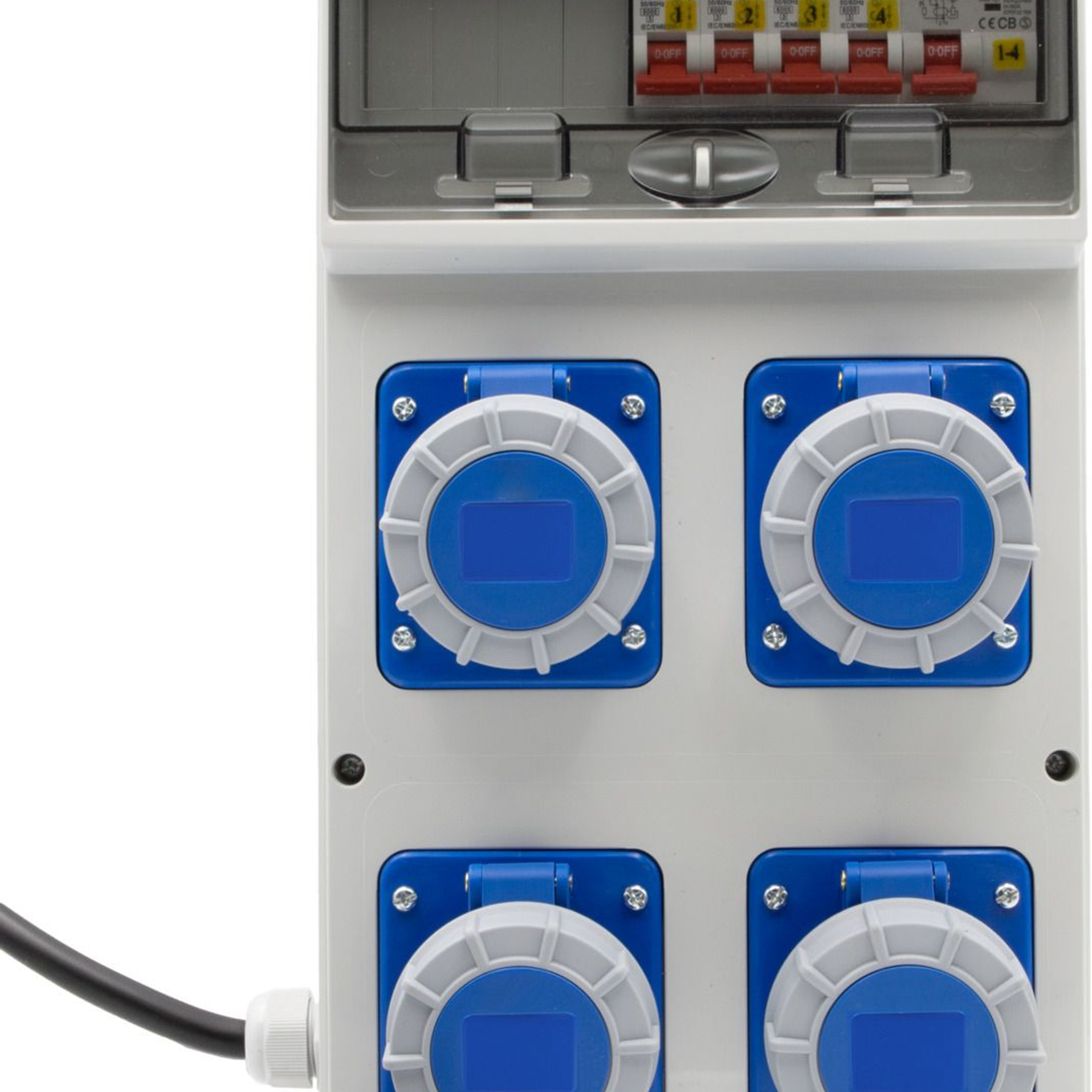 Distributore di Corrente Brennenstuhl BSV 4 ITR2 RCD 30mA 4x CEE 230V/16A IP67