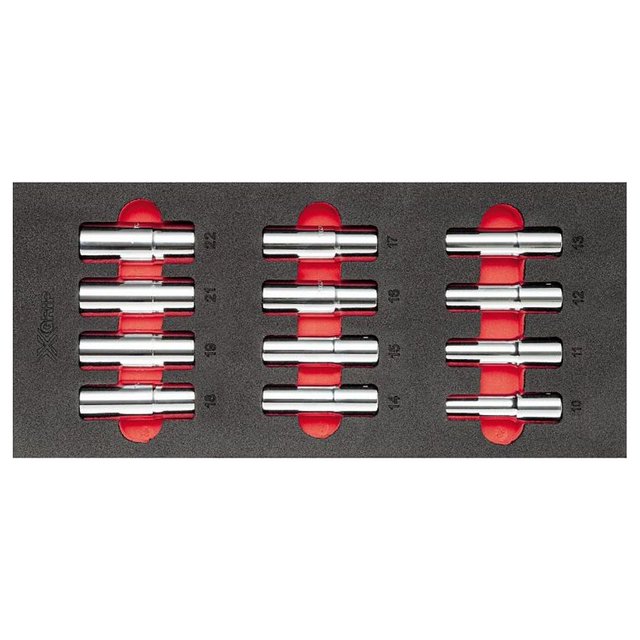 U05191067 - Module éponge bicolore USAG 519 M 235XL avec clés à douille (12 pièces)