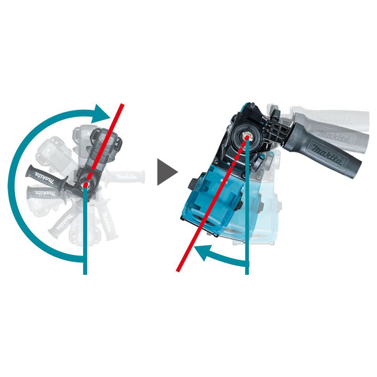 HR011GZ01 - Perceuse à percussion Makita HR011GZ01 40V - Image 20