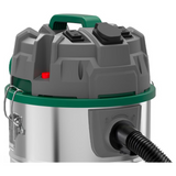 40035-00033 - Aspirateur eau et poussière Lavor Fût en acier inoxydable Dozzy Power 30XES 1400W 30L - Image 3