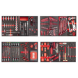U04950632 - Assortiment de maintenance USAG 495 MC 302 pièces 4 tiroirs