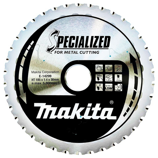 E-14299 - Lame circulaire Makita E-14299 185x30mm 38T - Image 2