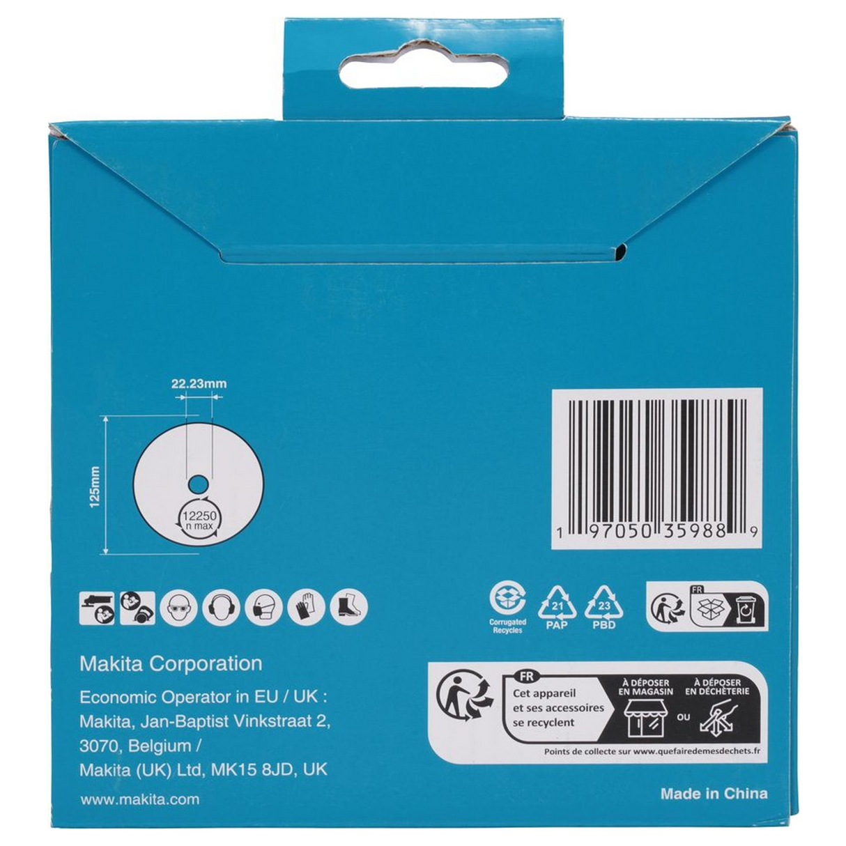 D-80226 - Disque diamant Makita D-80226 125 mm - Image 5