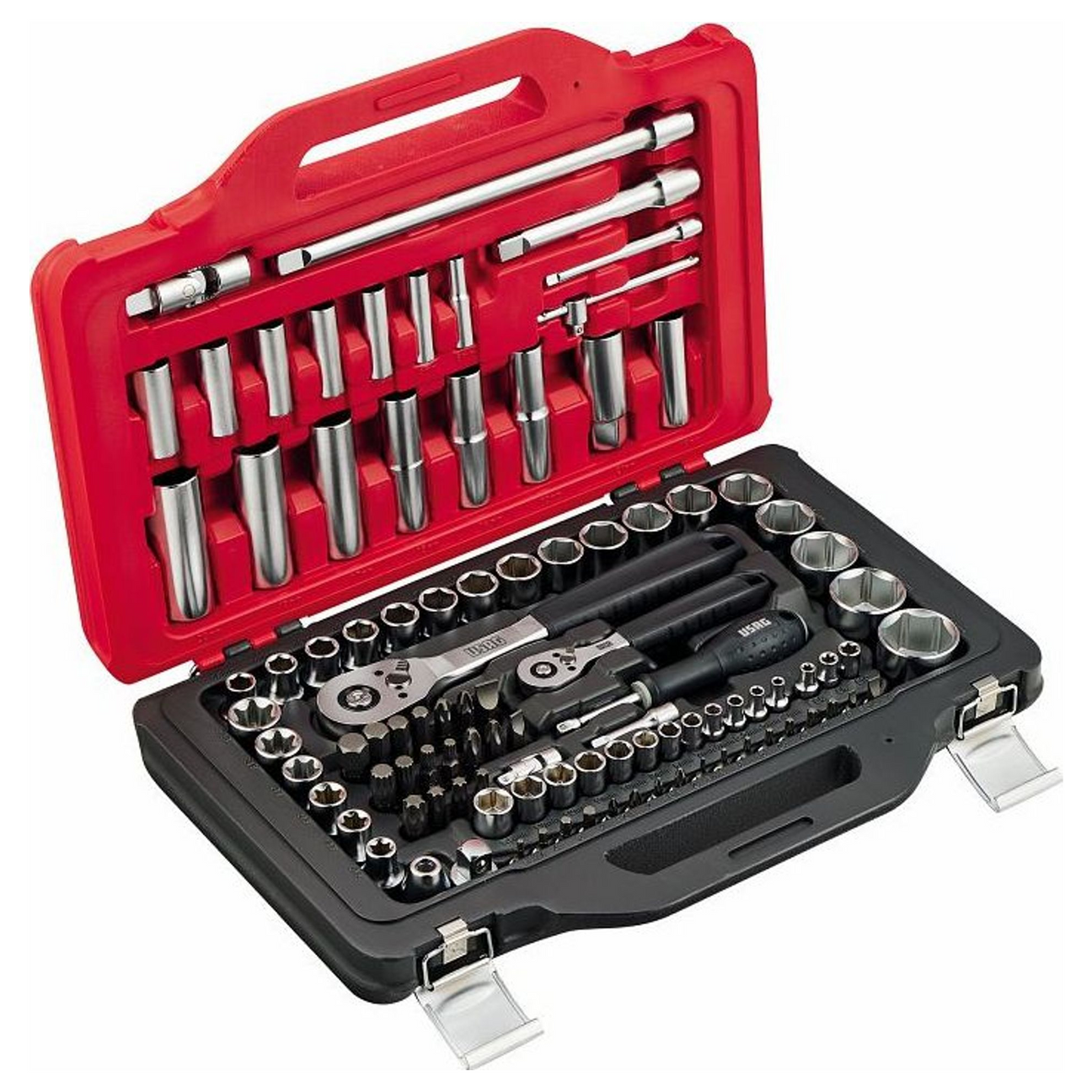 U06010031 - Assortiment USAG Boîte modulaire 601 1/4-1/2 JS100, 100 pièces