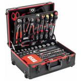 U00020035 - Valise à roulettes USAG 002 TMA avec assortiment de maintenance de 181 pièces