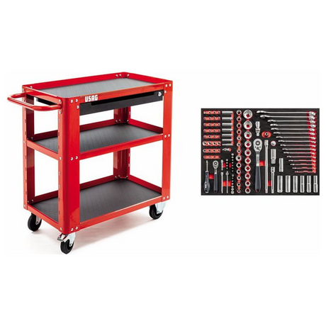 U05041601 - Chariot multifonction USAG 504 SRJM avec 116 accessoires