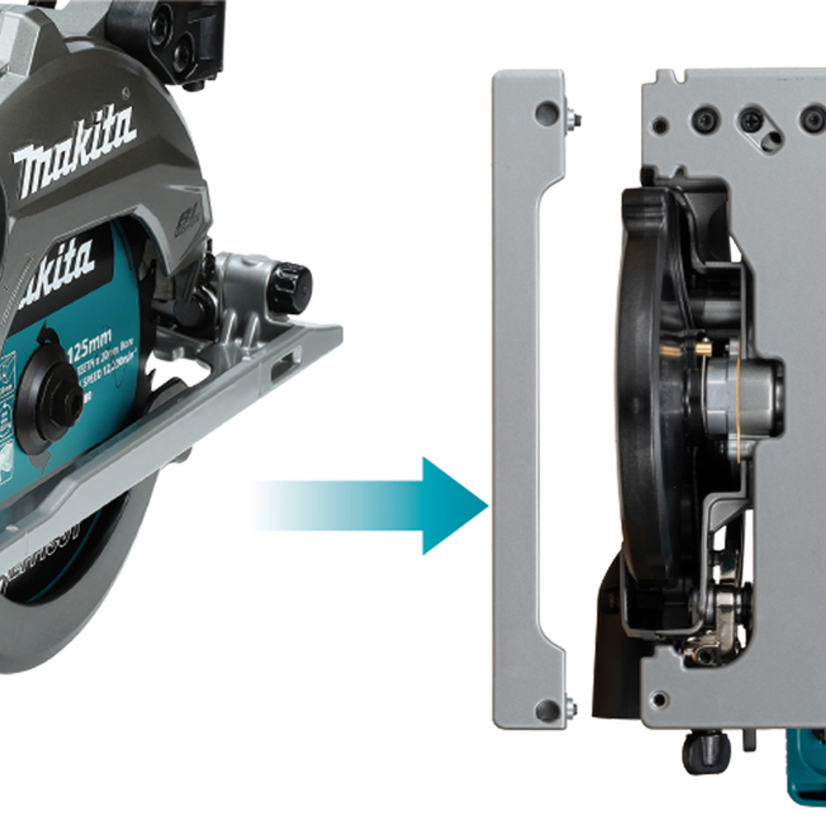 HS014GZ - Scie circulaire Makita HS014GZ 40V XGT 125mm - Image 14