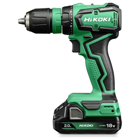 DS18DDQWRZ - Perceuse-visseuse sans fil HiKOKI DS18DDQWRZ 18 V 2x2 Ah