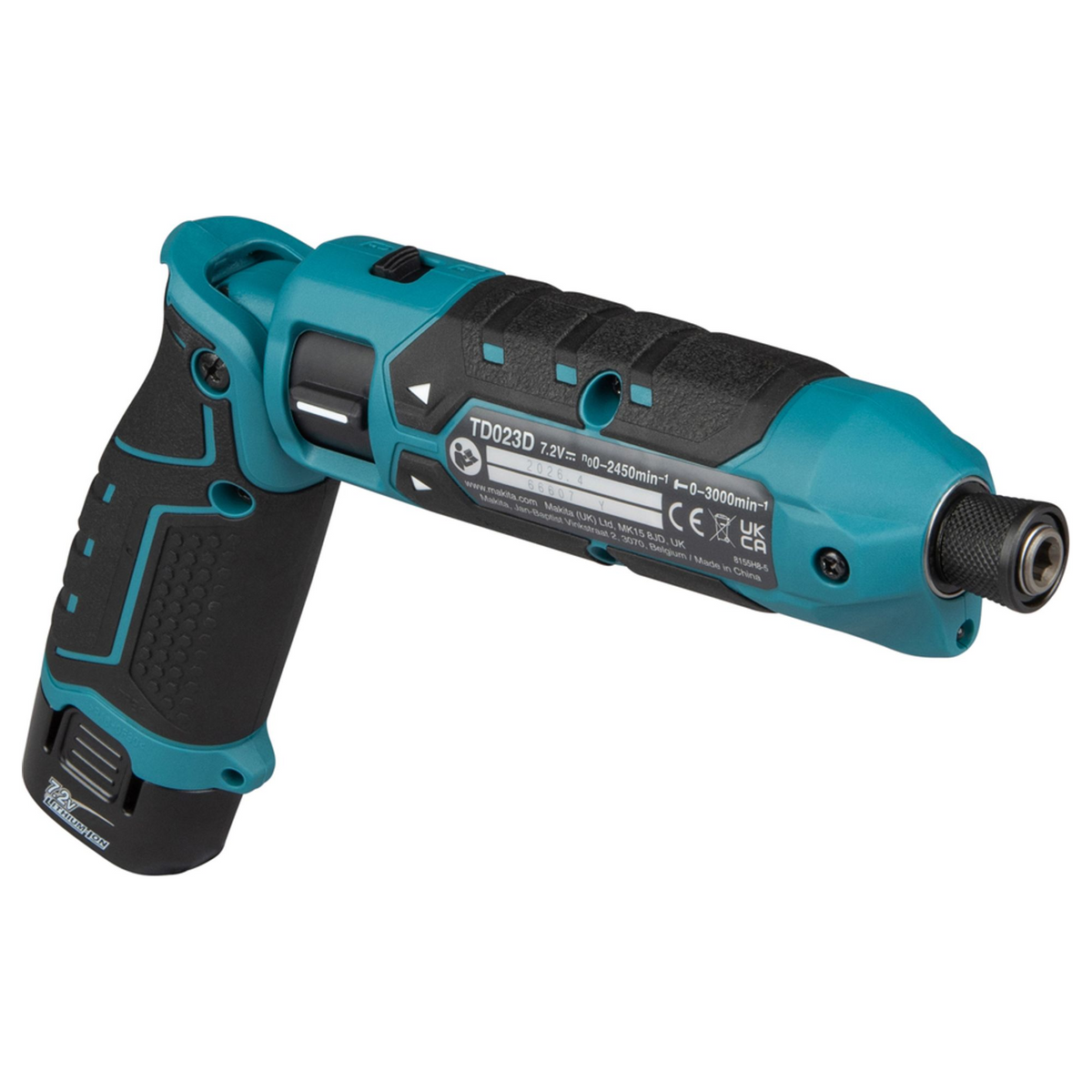 TD023DSJ - Clé à chocs Makita TD023DSJ 7,2 V 25 Nm 1/4" - Image 7