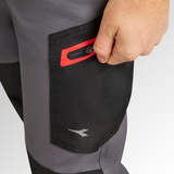 702.183064-75070- - Pantalon de travail Diadora Pantalon utilitaire Stretch Performance 2.0 Gris acier - Image 4