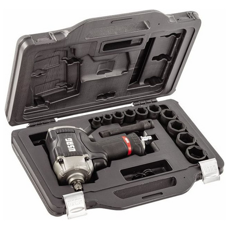 U09290006 - Set Avvitatore ad Impulsi USAG 929 PC1/C12 con Bussole Macchina 12 Pezzi