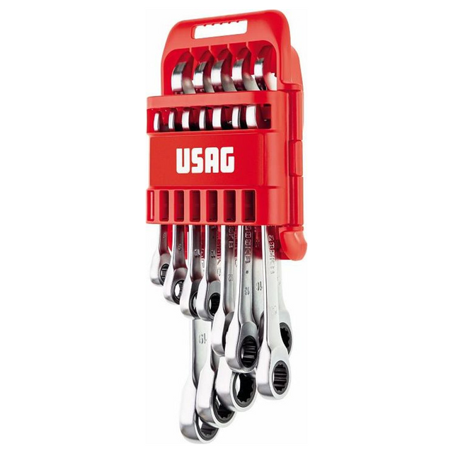 U02856342 - Set 12 Chiavi Combinate Cricchetto USAG 285 KB/DS12
