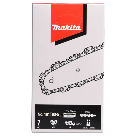191T90-5 - Chaîne Makita 191T90-5 80TXL 30 cm 1,1 mm 0,325" 51 maillons - Image 3