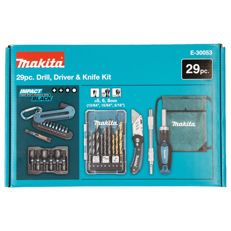 E-30053 - Kit tournevis et perceuse Makita E-30053 29 pièces - Image 3
