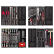 U04950630 - Assortiment de maintenance USAG 495 PM 157 pièces 4 tiroirs