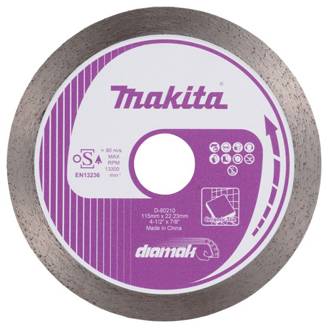 D-80210 - Disque diamanté Makita Couronne continue D-80210 115 mm - Image 2