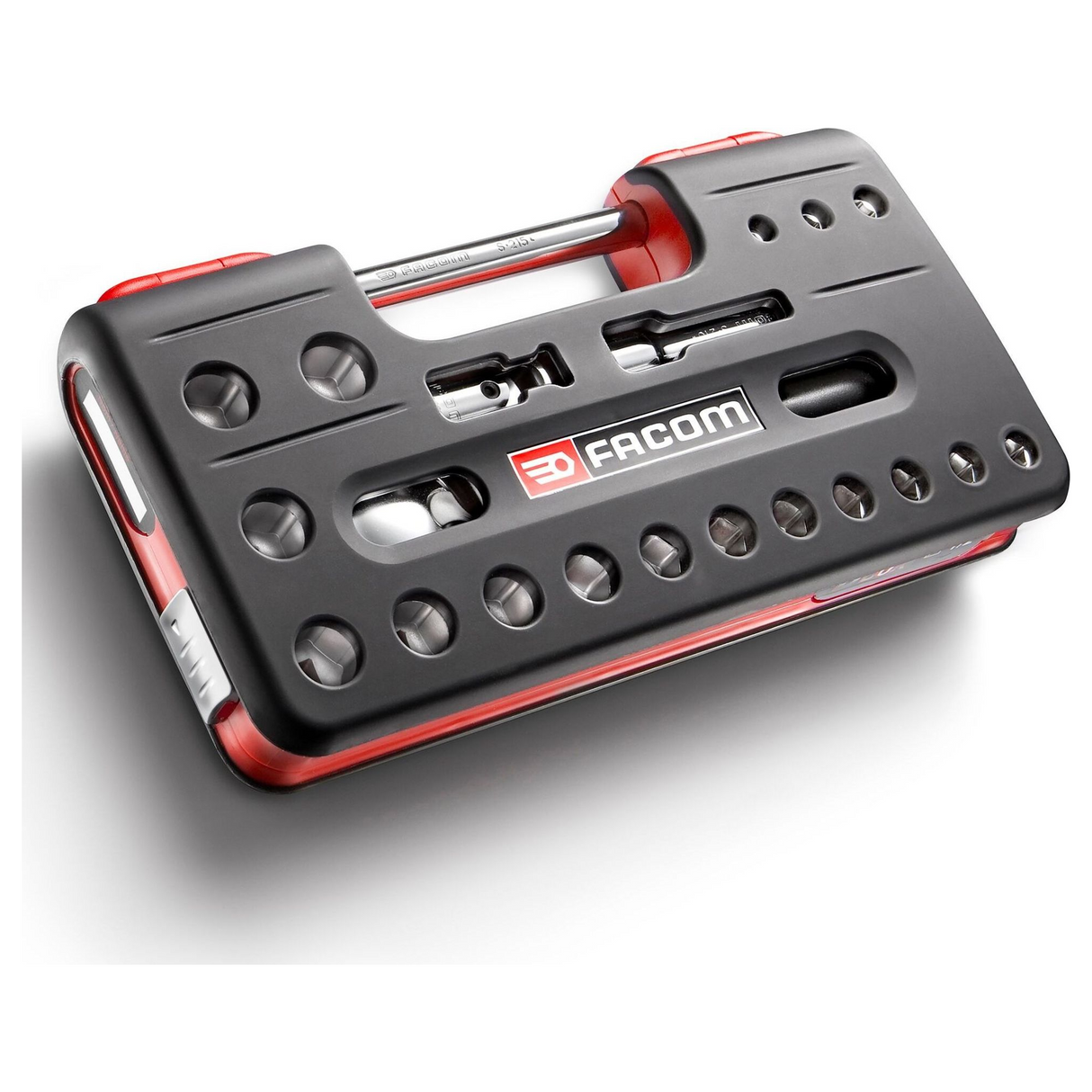 SXL.DBOX1PB - Coffret de douilles Facom SXL.DBOX1PB 1/2" avec cliquet extensible 21 pièces - Image 2