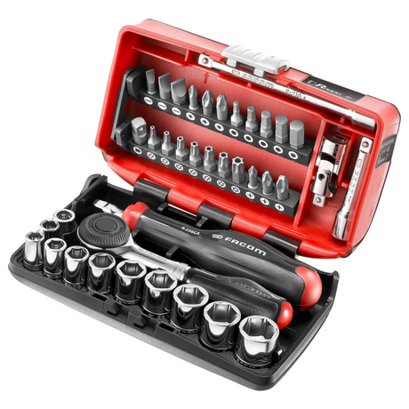 R.360NANOPB - FACOM R.360NANOPB Coffret de 38 pièces avec cliquet et douilles 1/4" - Image 2