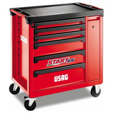 U05160097 - Chariot à outils USAG START 6 tiroirs avec tiroir vertical