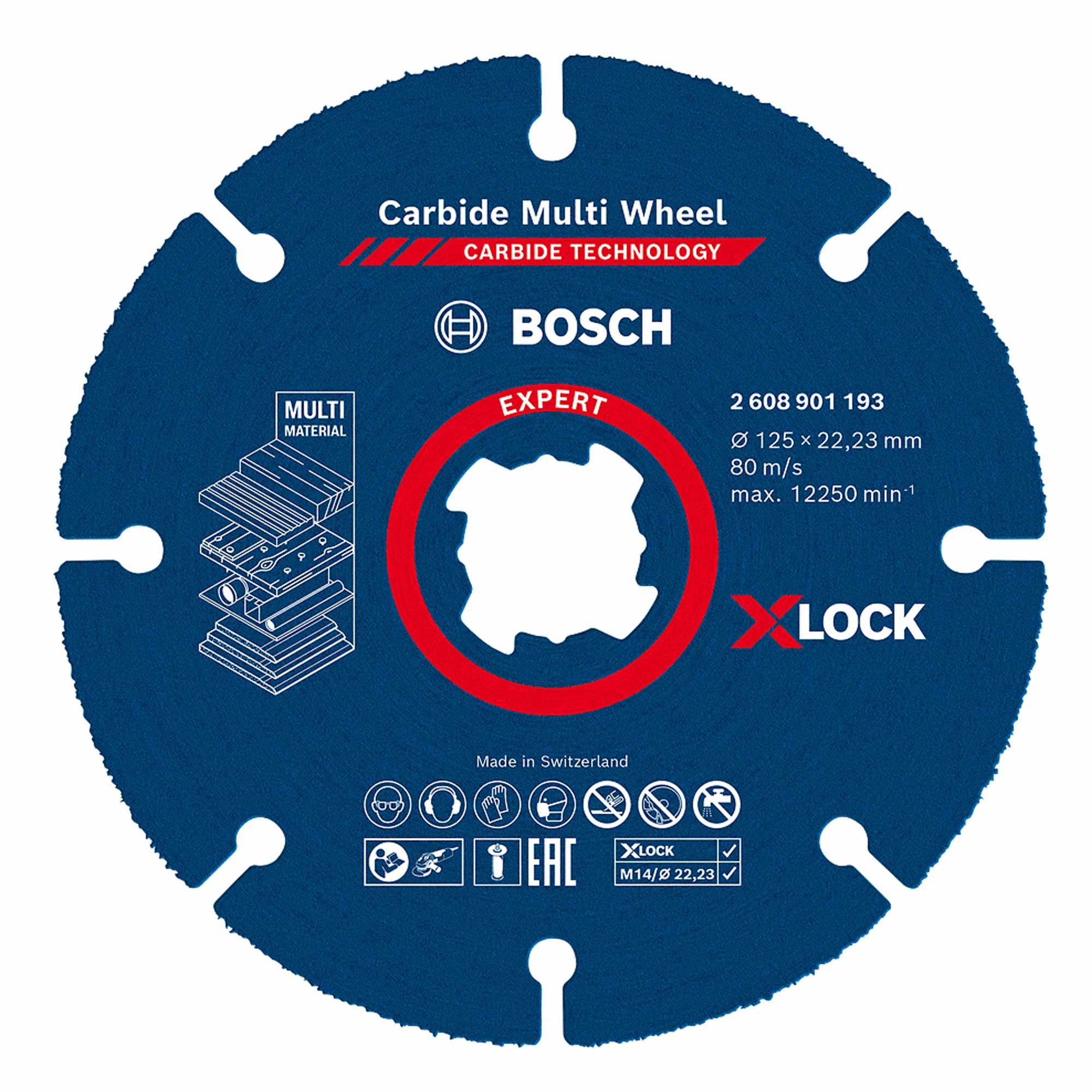 Disque à tronçonner Bosch X-LOCK Expert Carbide Multi Wheel