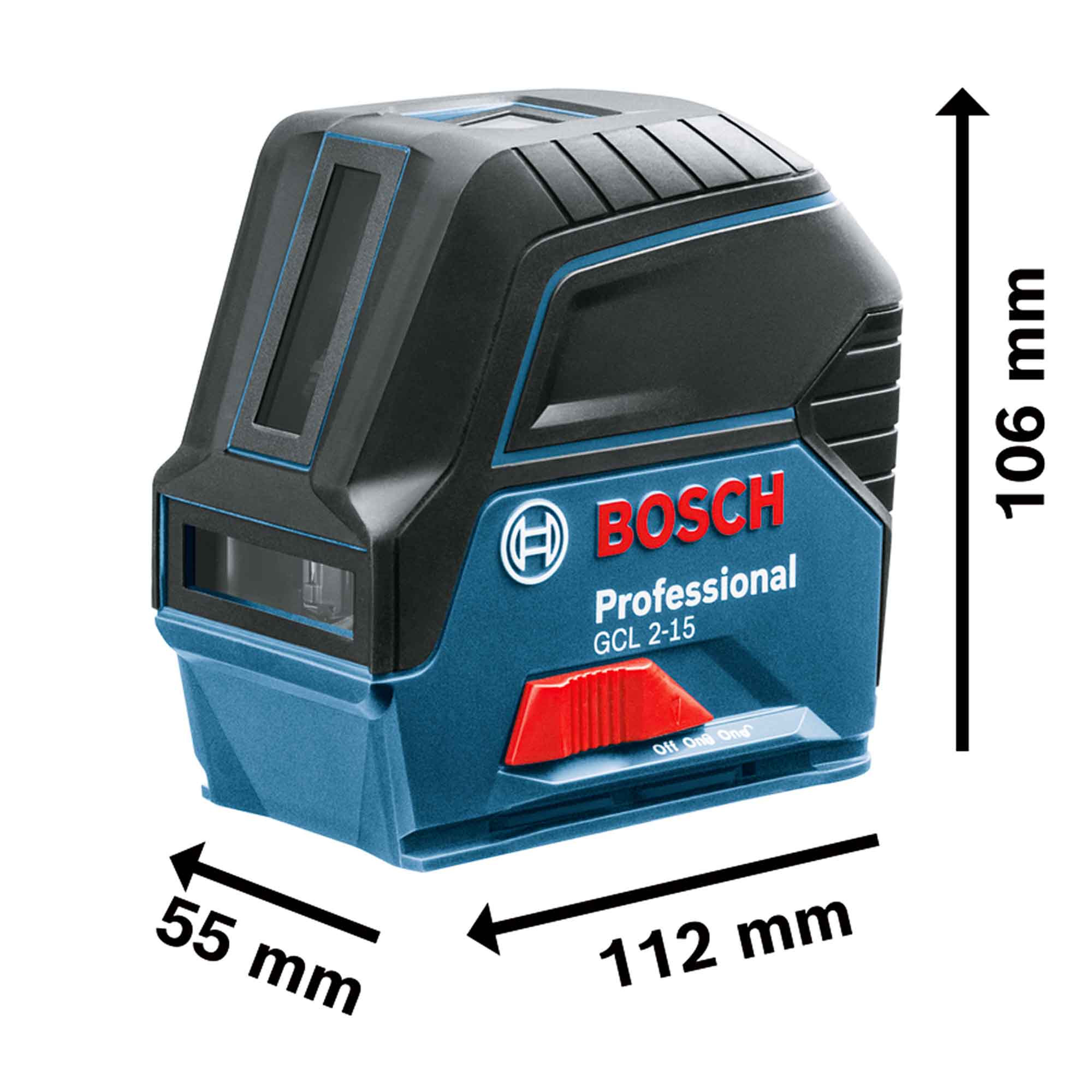 Niveau Laser GCL 2-15 G coffret Bosch - Matériel de Pro