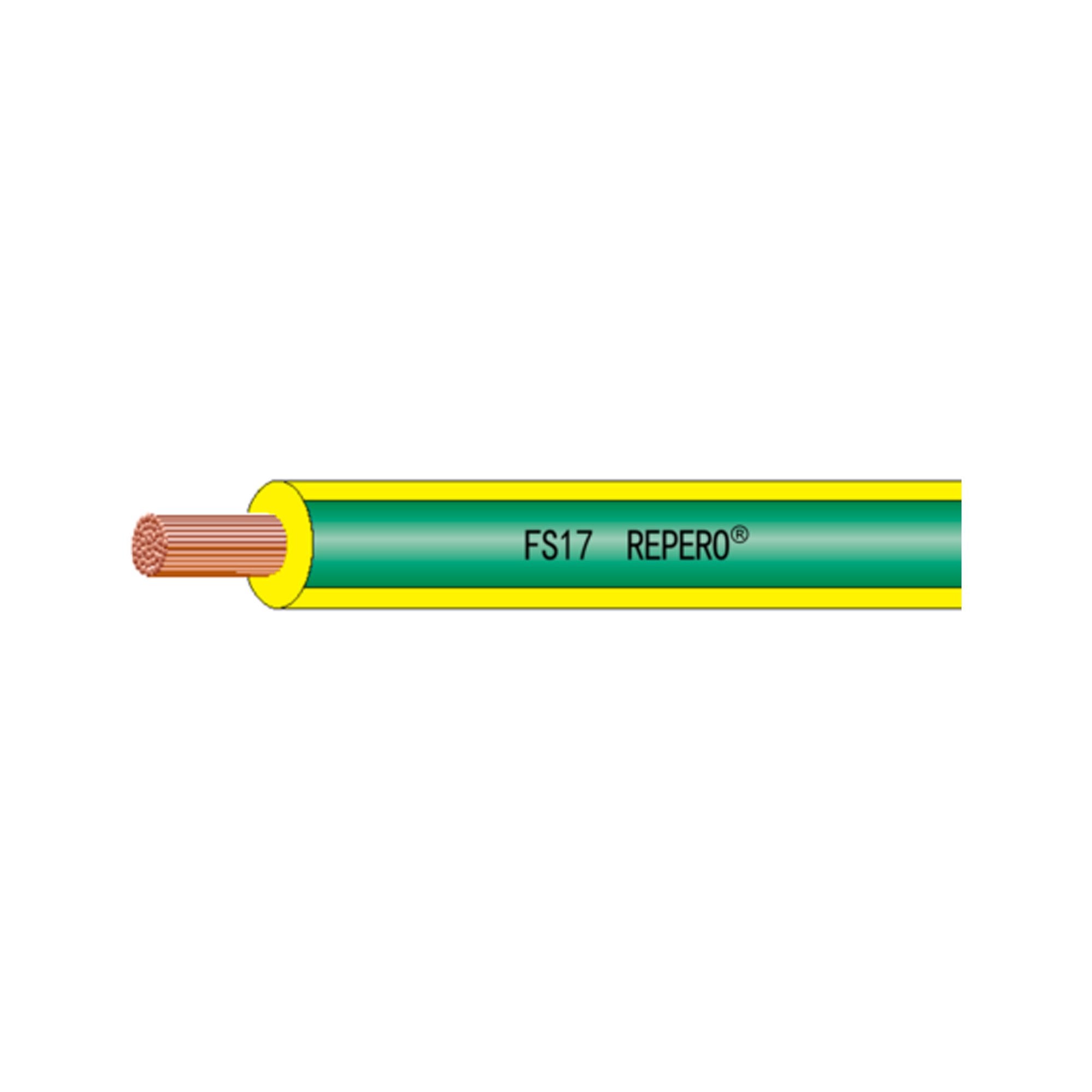 Câble Électrique Baldassari 1,5 mmq x 100 m Vert/Jaune