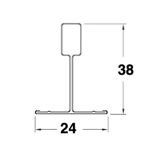 Collegamento Cipriani T24 Bianco 0,60 MT