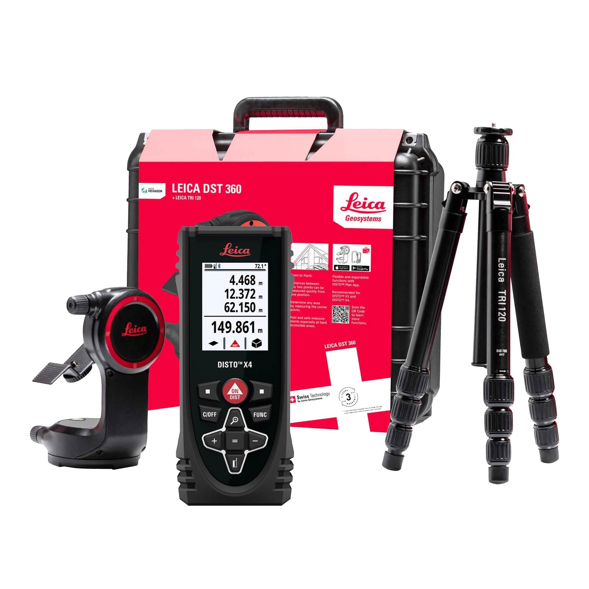 Distancemètre Set Leica X4 + Kit DST 360