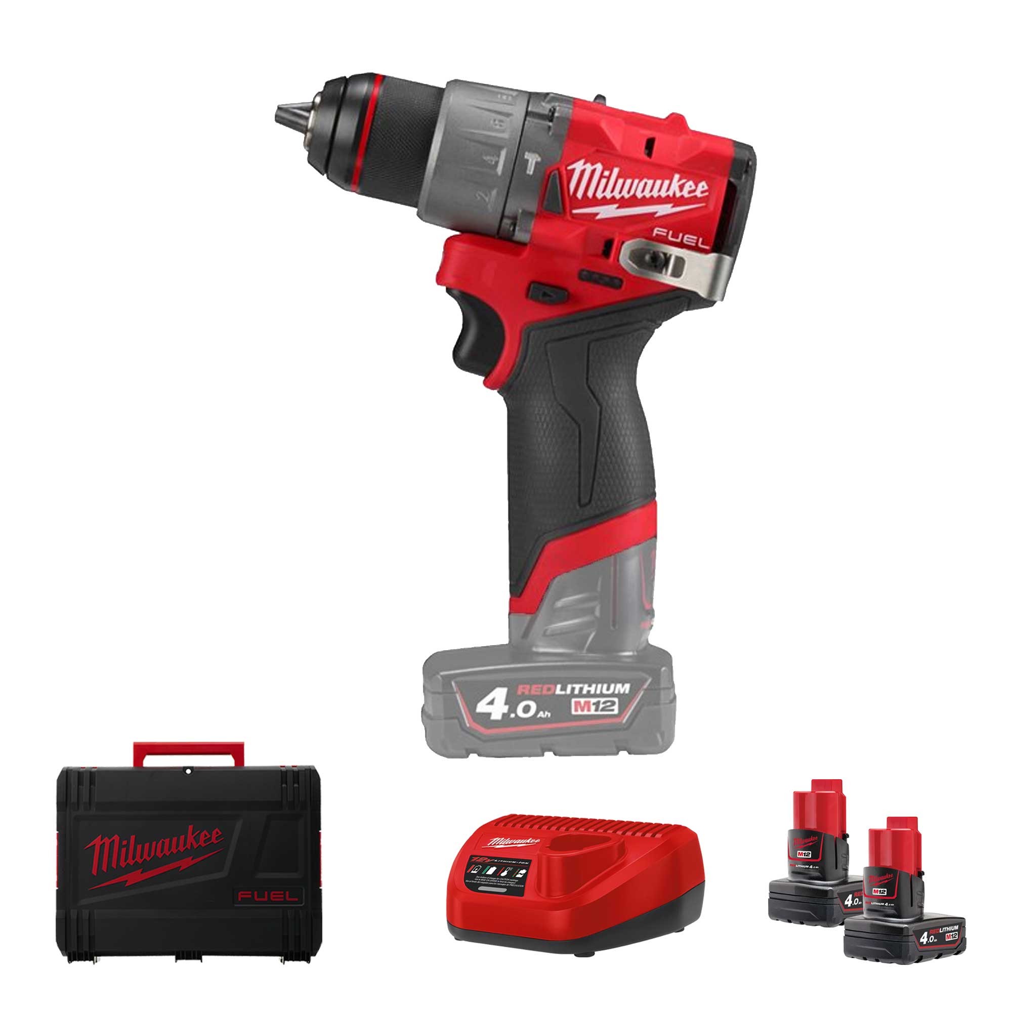 Perceuse Percussion Milwaukee M12 FPD2-402X 4Ah