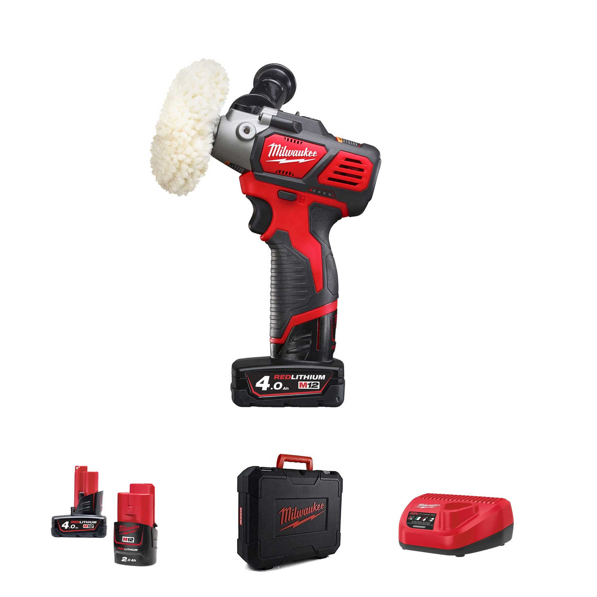 Lucidatrice Milwaukee M12 BPS-421X 12V 2/4Ah